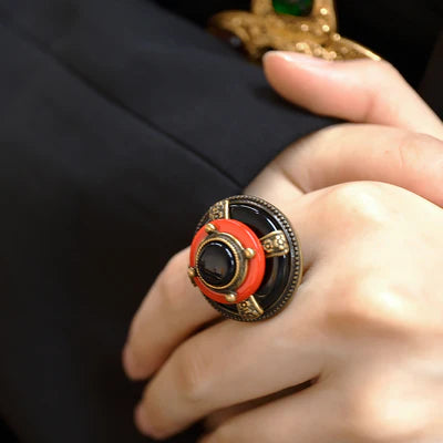 Bague Agate "Merveille d'Antan"