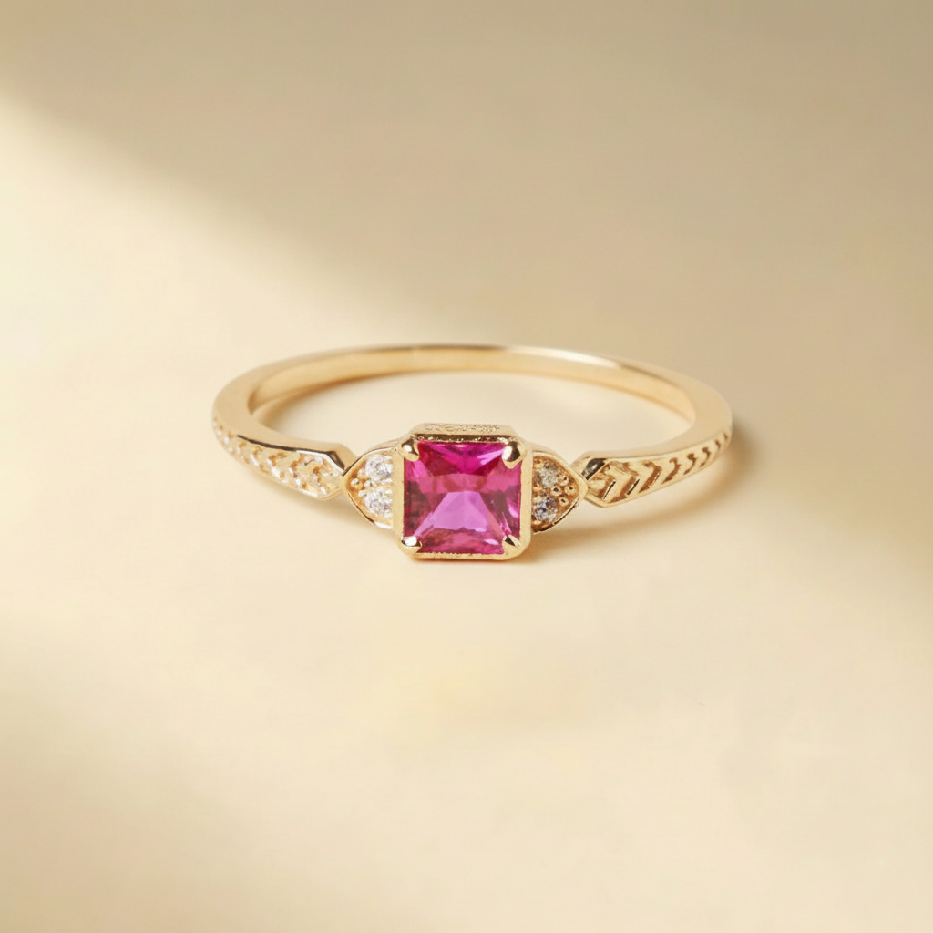 Anello Cornalina "Armonia Perfetta" Argento Dorato Oro