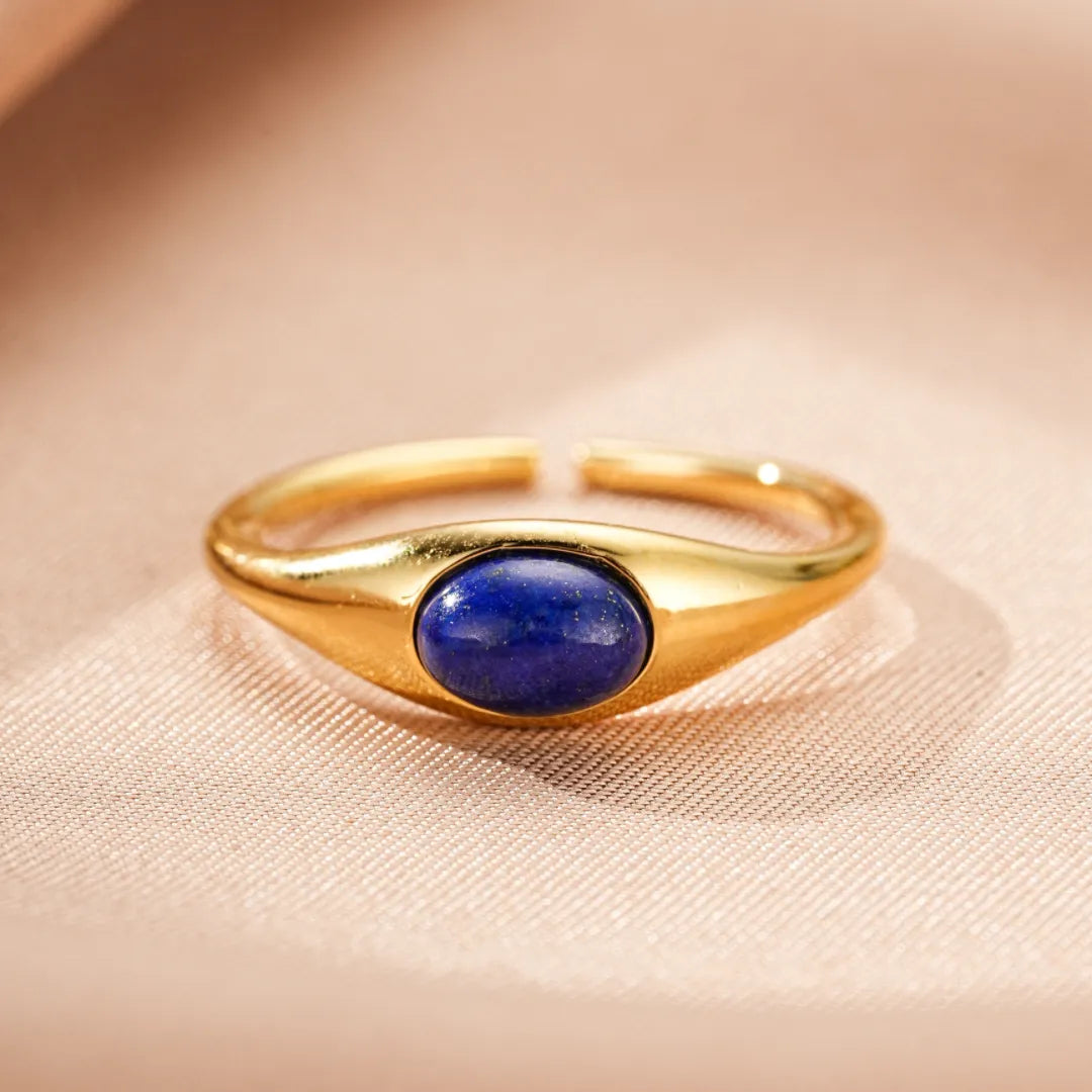 Anello in Lapislazzuli "Astro dei Misteri" Argento