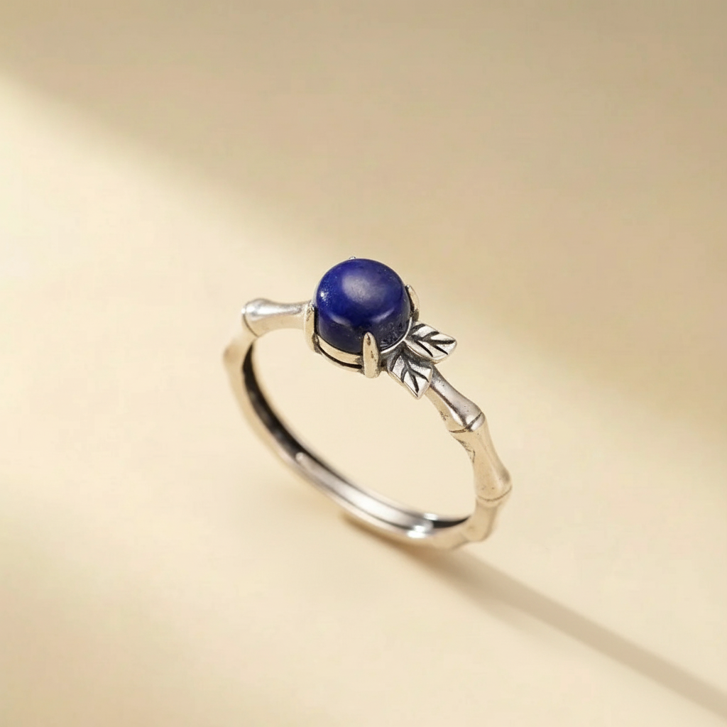 Lapis Lazuli Ring "Nature's Sparkle" Silver