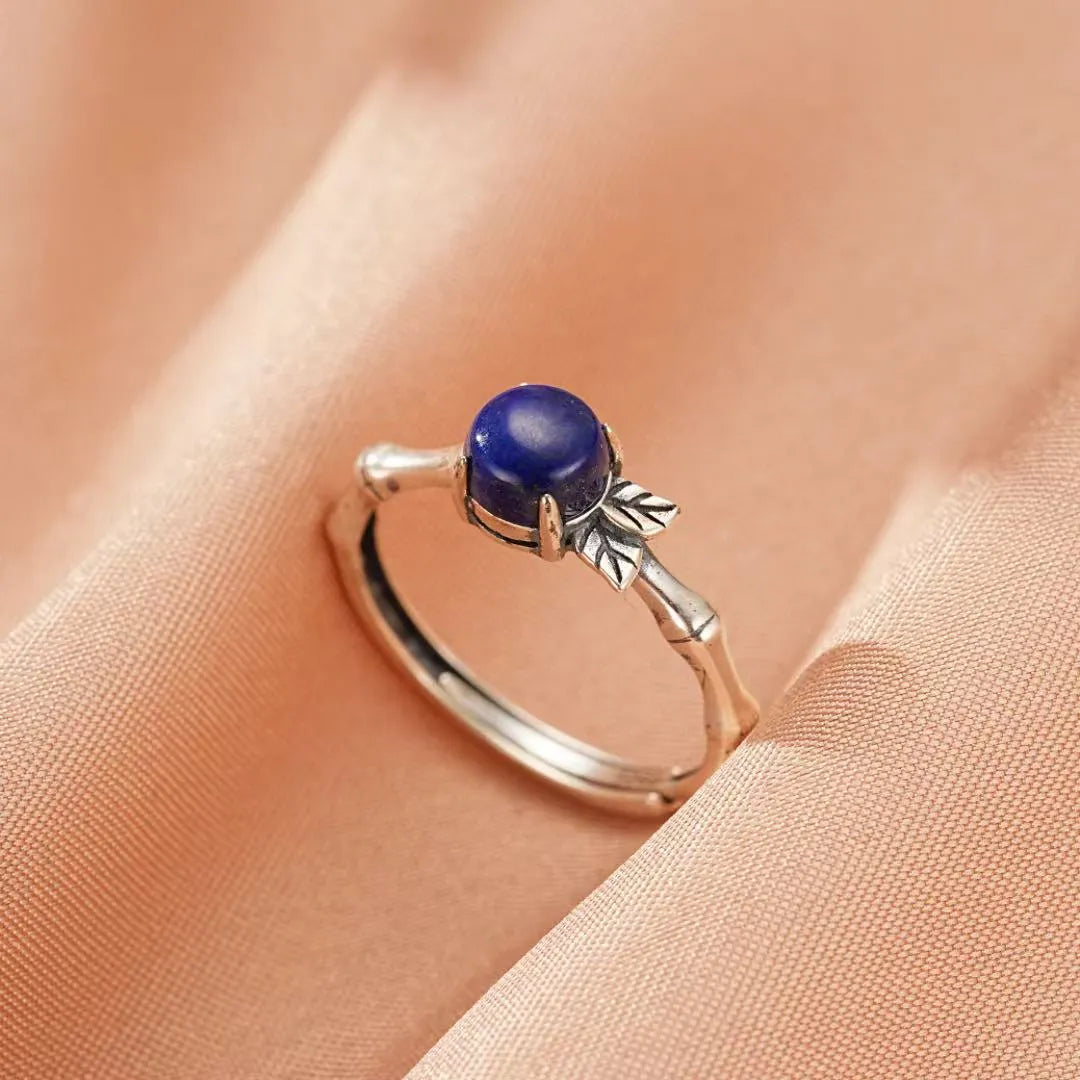 Lapis Lazuli Ring "Nature's Sparkle" Silver