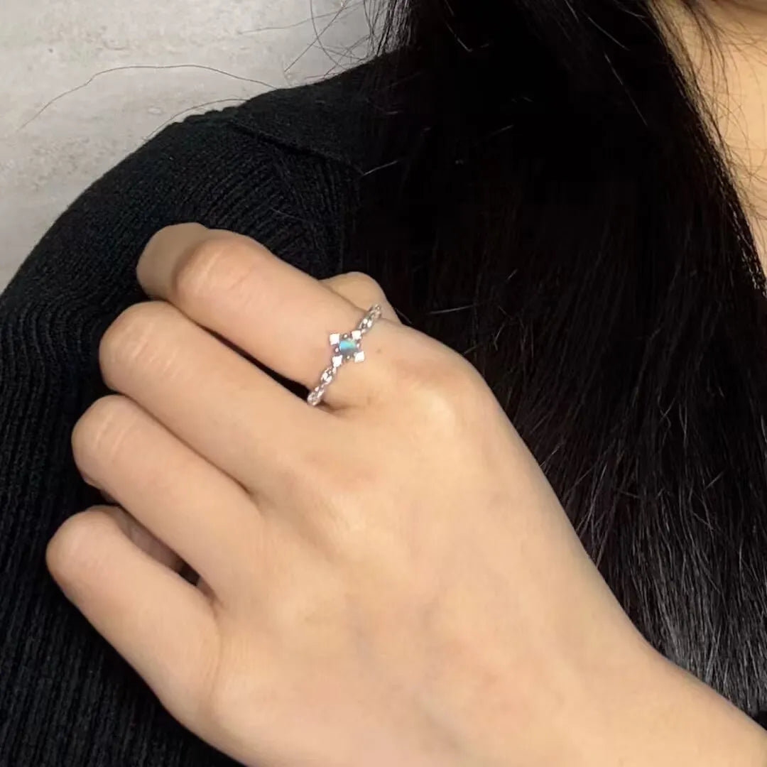 Bague Pietra di Luna "Splendore di Femminilità" Argento