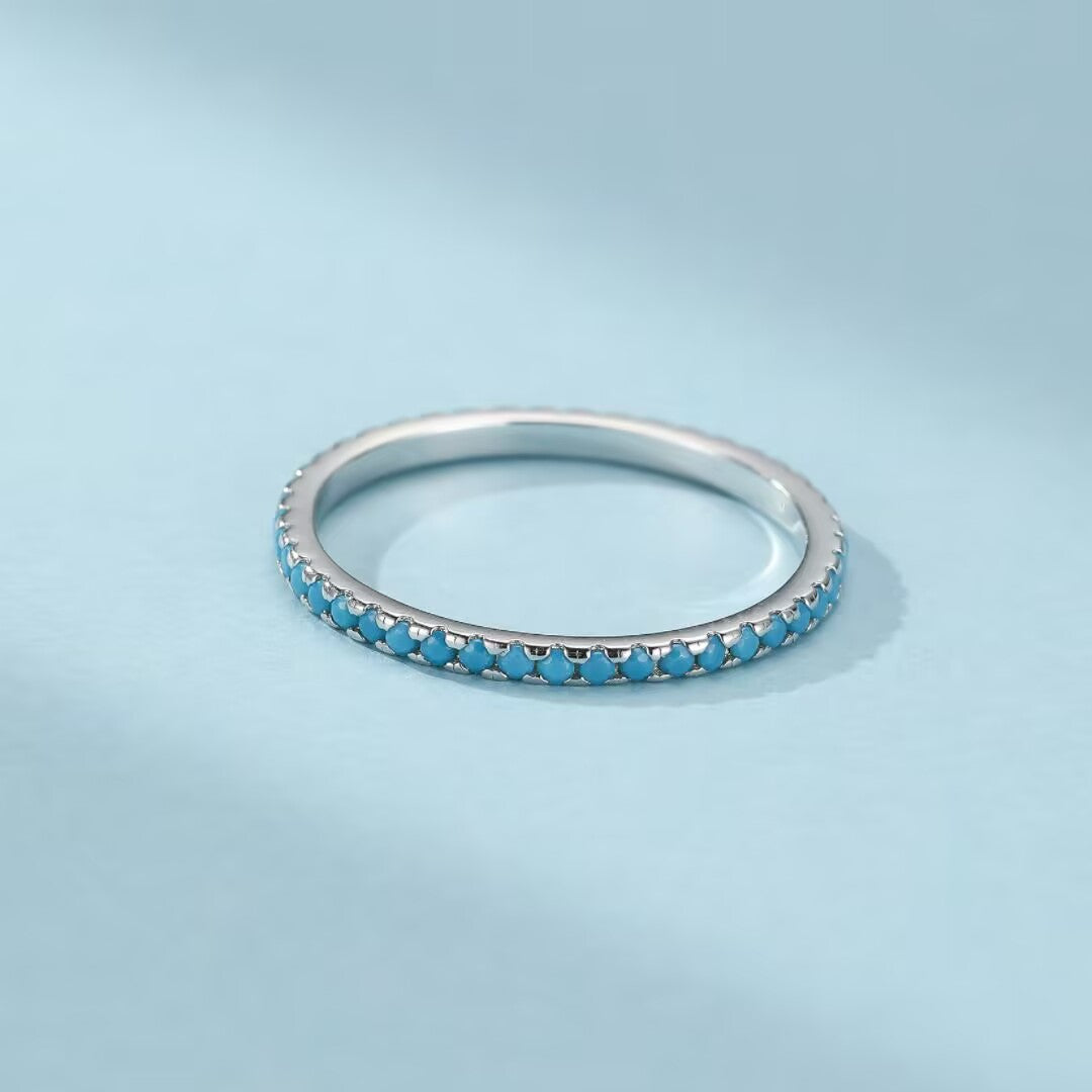 Ring Türkis “Himmlische Einfachheit” Silber