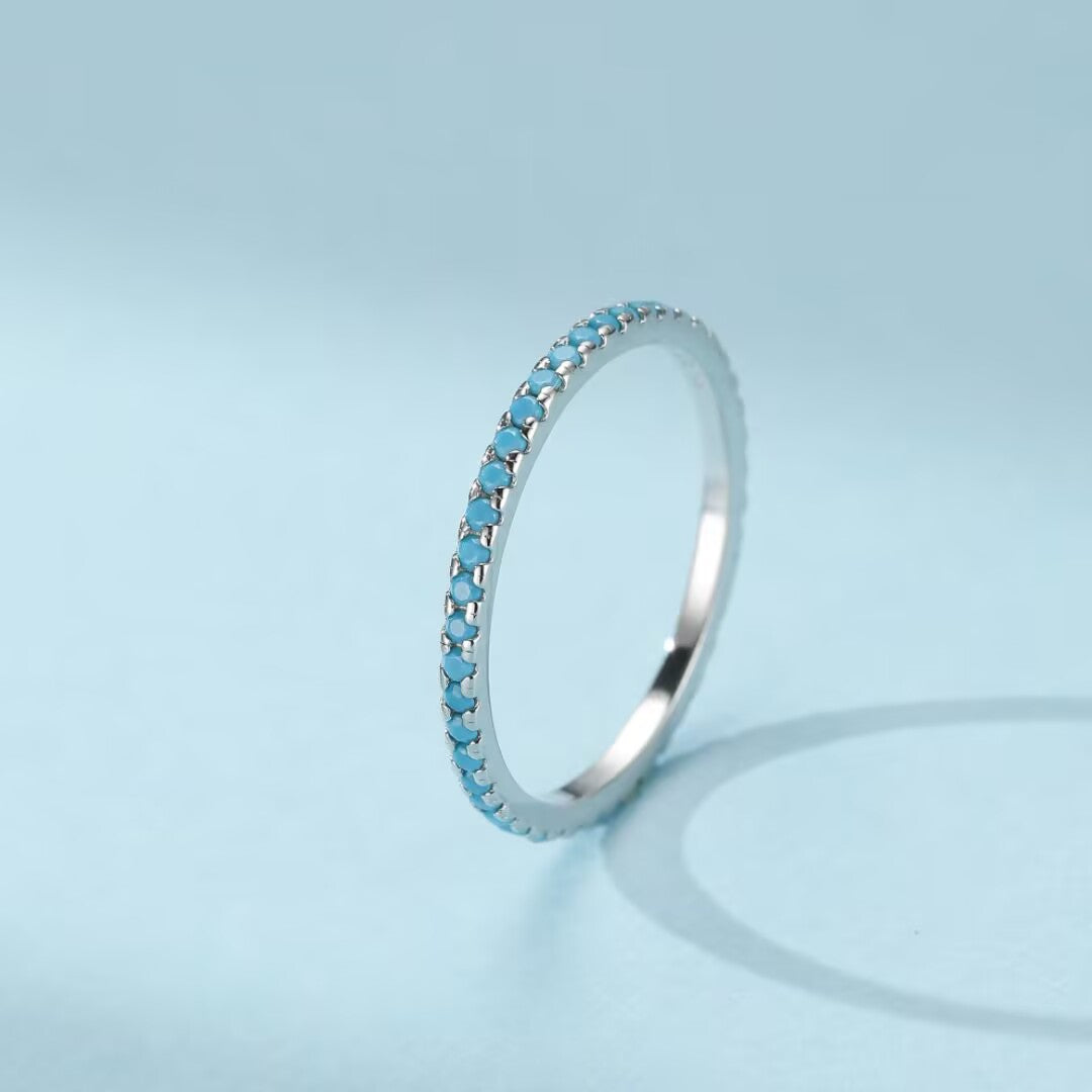 Ring Türkis “Himmlische Einfachheit” Silber