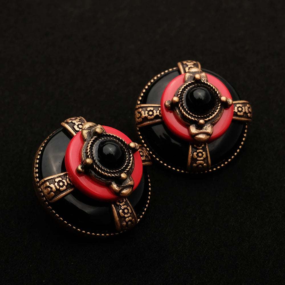 Boucles d'Oreilles Agate "Merveille d'Antan"