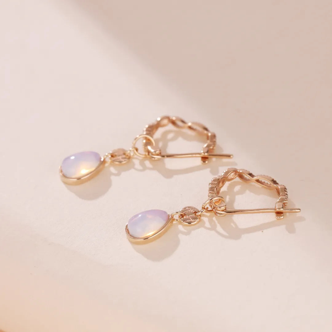 Ohrringe Opal "Gelassenheit" Goldsilber