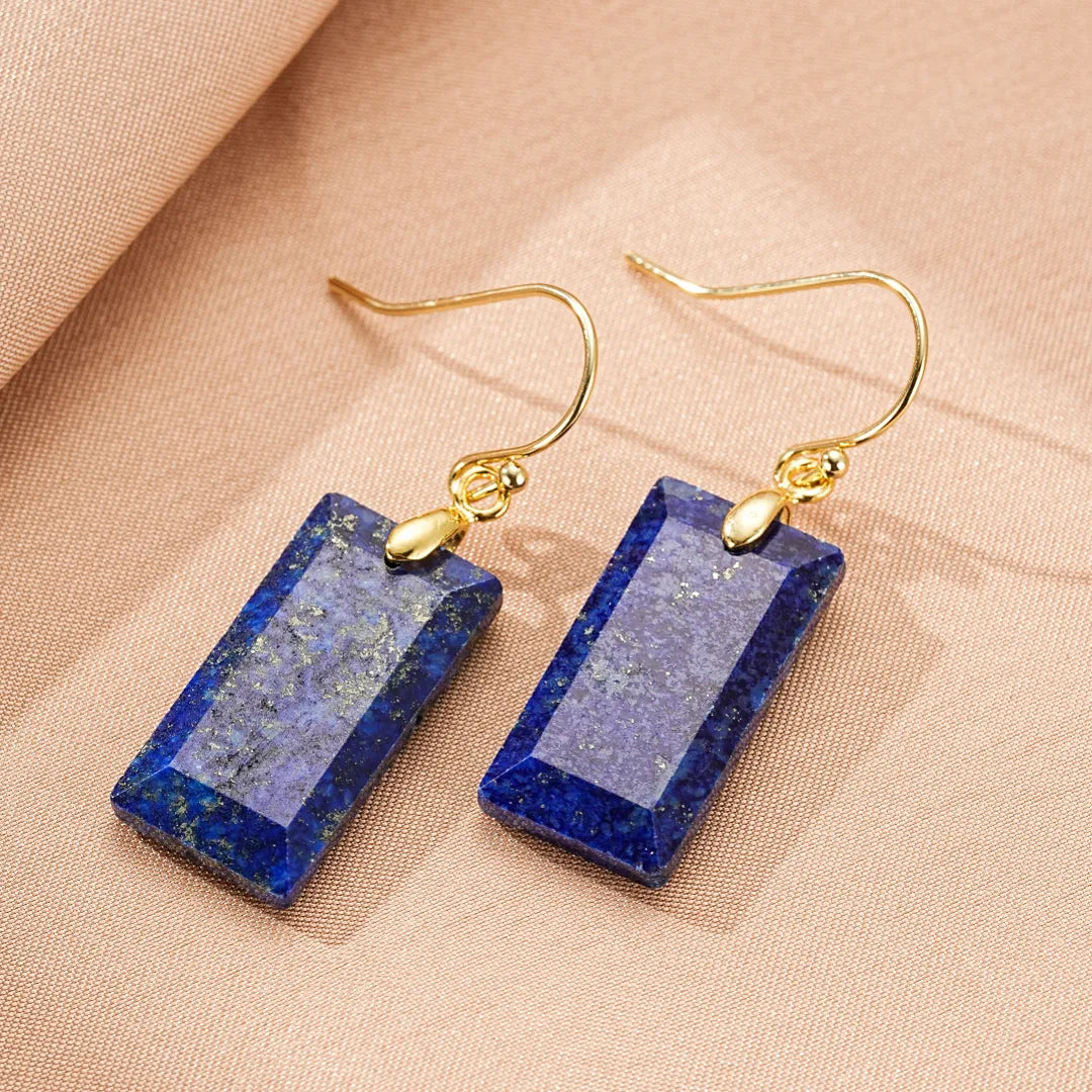Pendientes de Lapislázuli "Claridad Azul"
