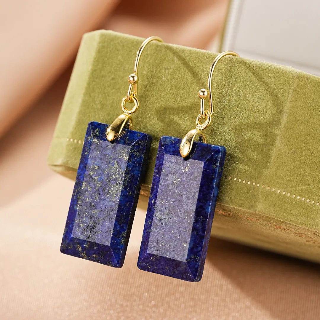 Pendientes de Lapislázuli "Claridad Azul"