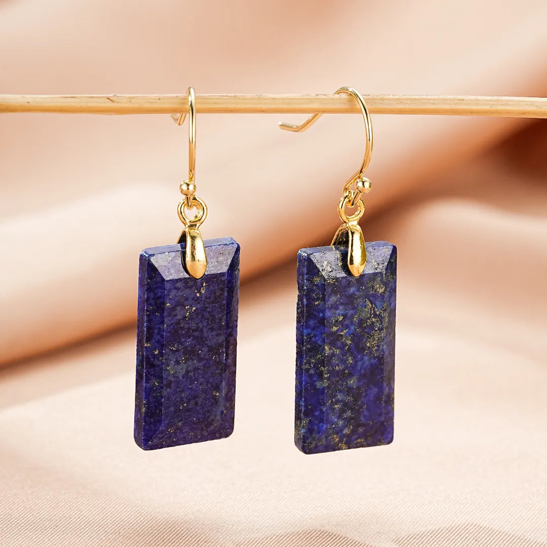 Pendientes de Lapislázuli "Claridad Azul"