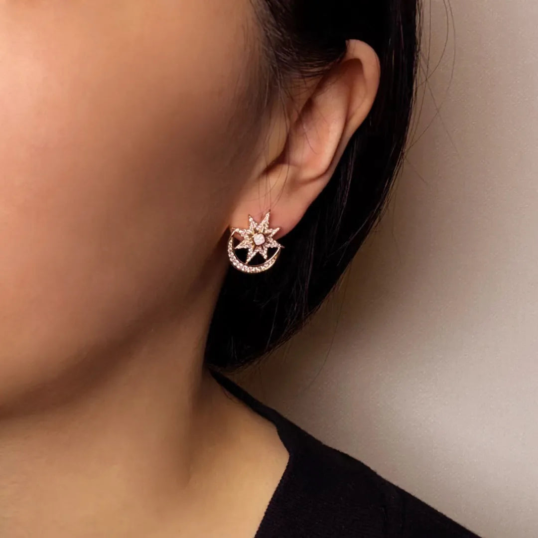 Boucles d'Oreilles Opale "Étoile Lumineuse"