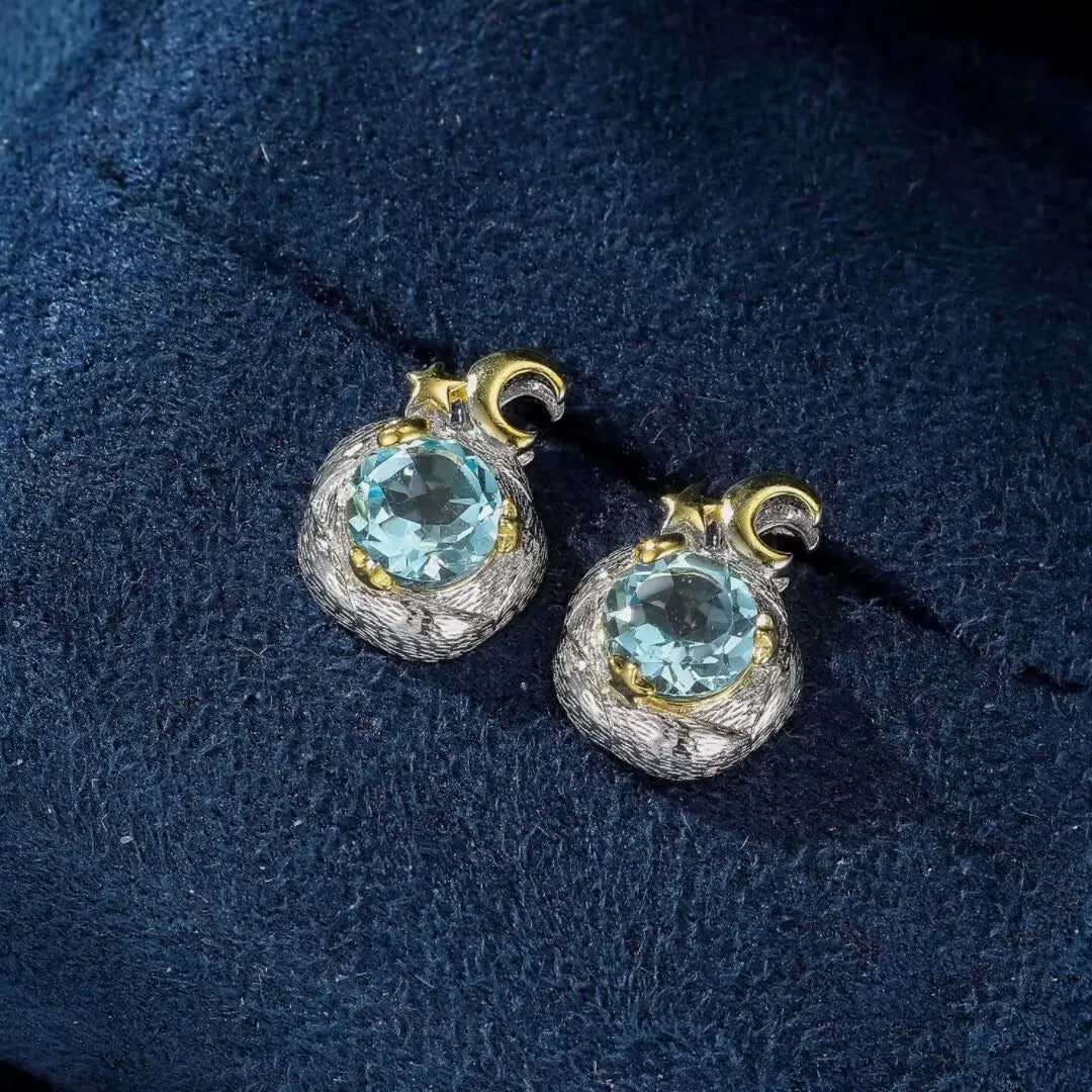 Topas-Ohrringe "Himmlischer Charme" Silber