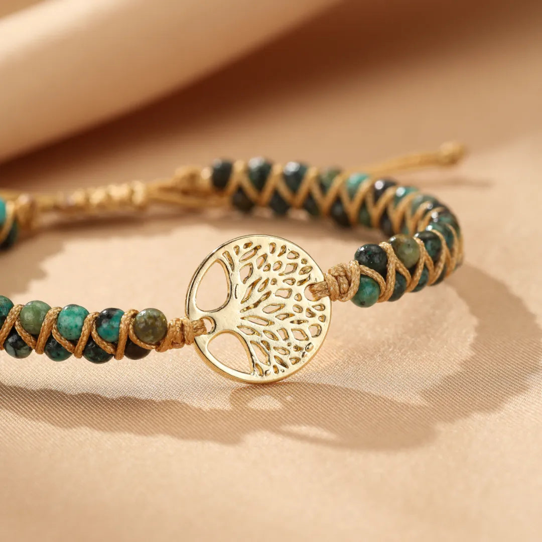 Bracelet Arbre de Vie Jaspe "Racines de Bonheur"