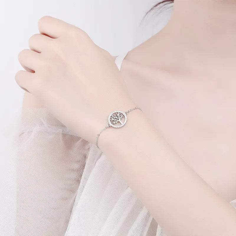 Armband Lebensbaum "Lebenslicht" Silber