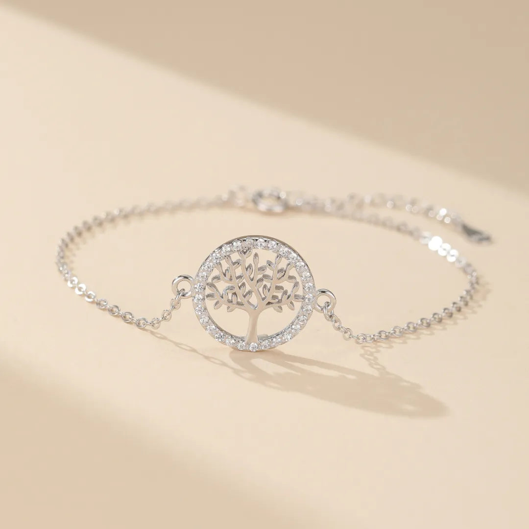 Armband Lebensbaum "Lebenslicht" Silber