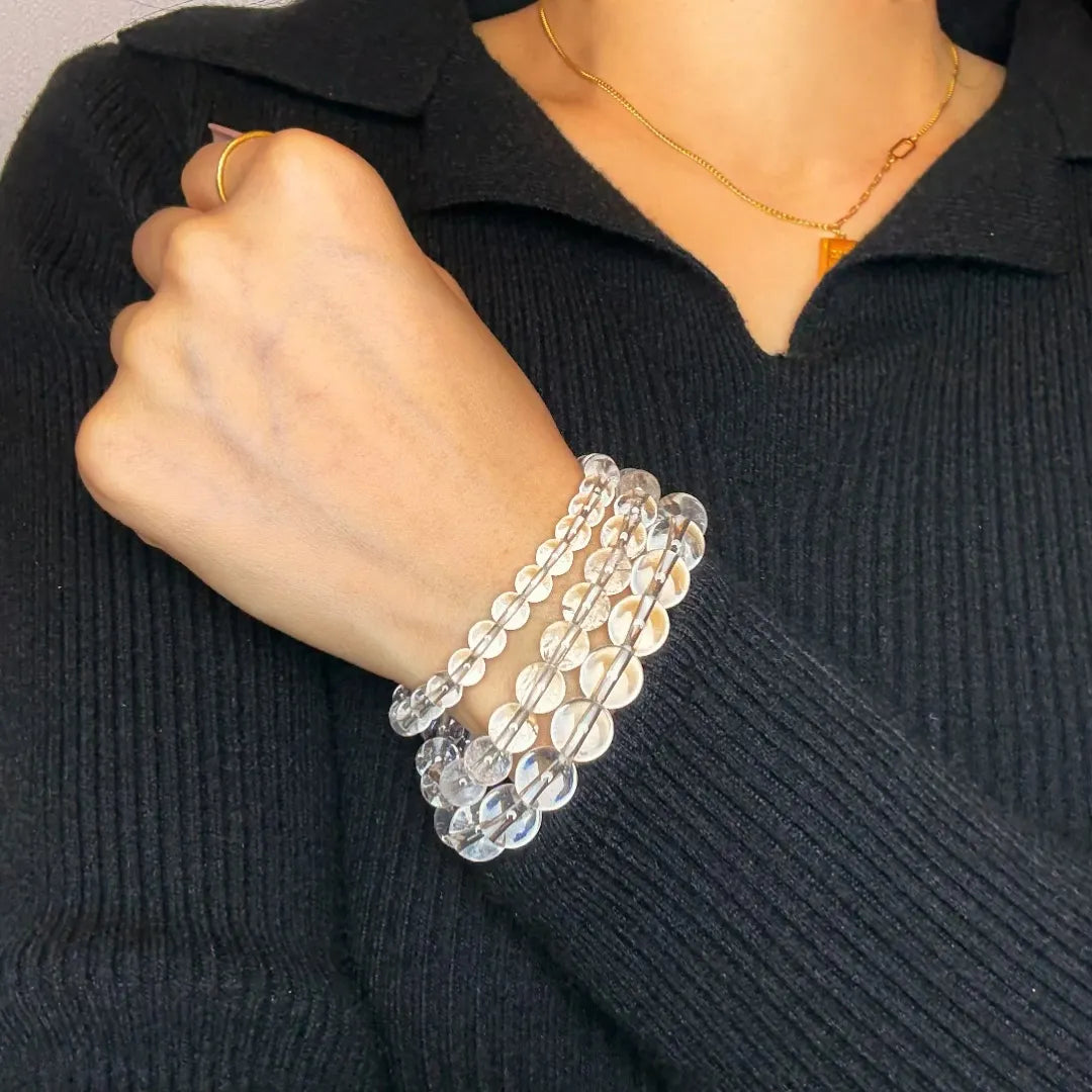 Bracelet Cristal de Roche "Clarté Pure"