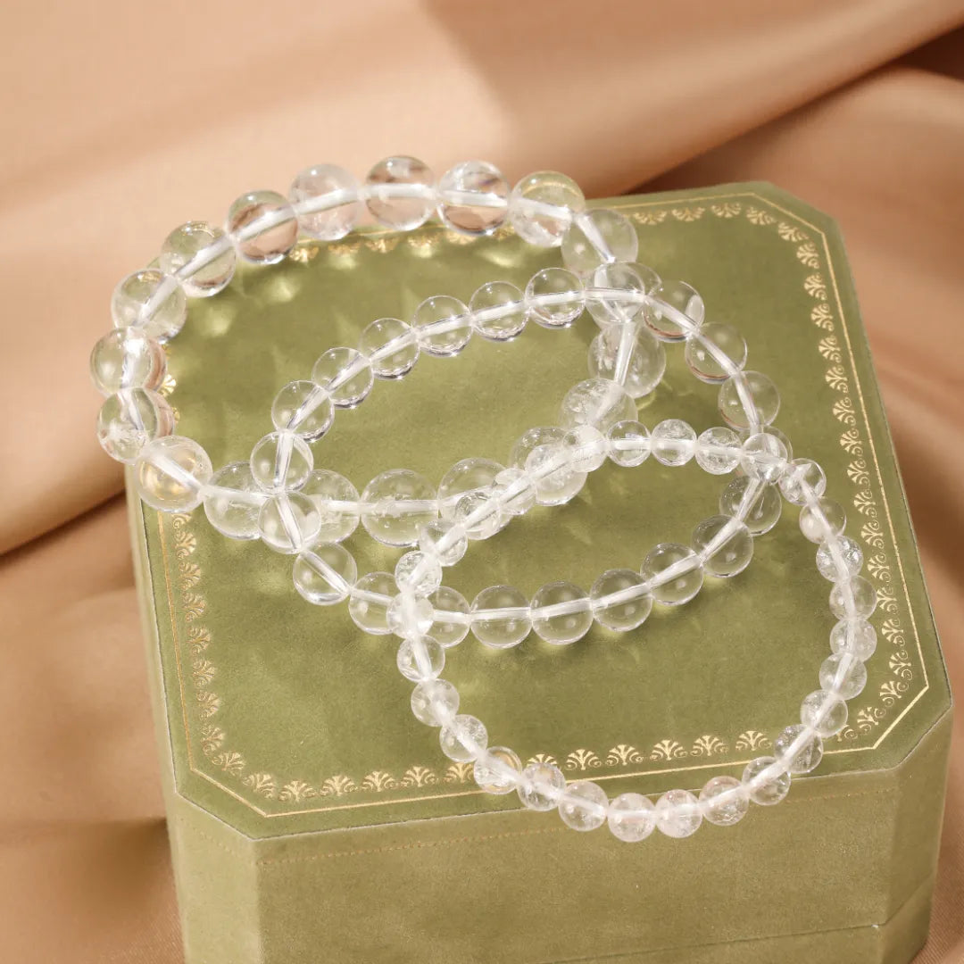 Bracelet Cristal de Roche "Clarté Pure"