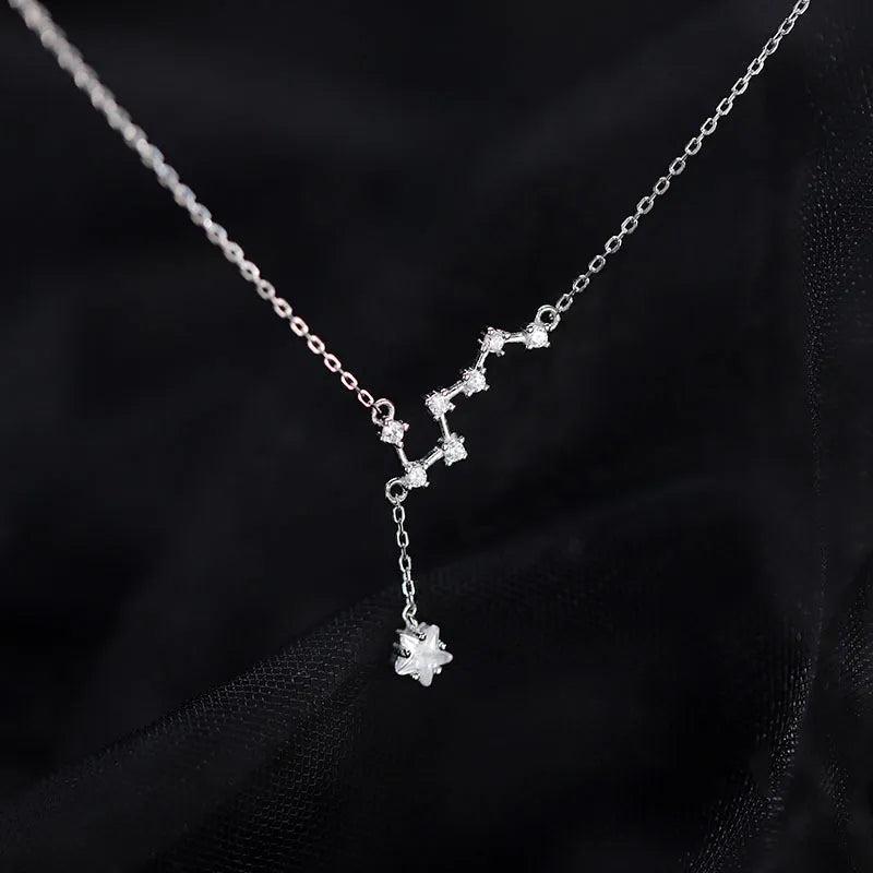 Cavigliera "Stella Notturna" Argento