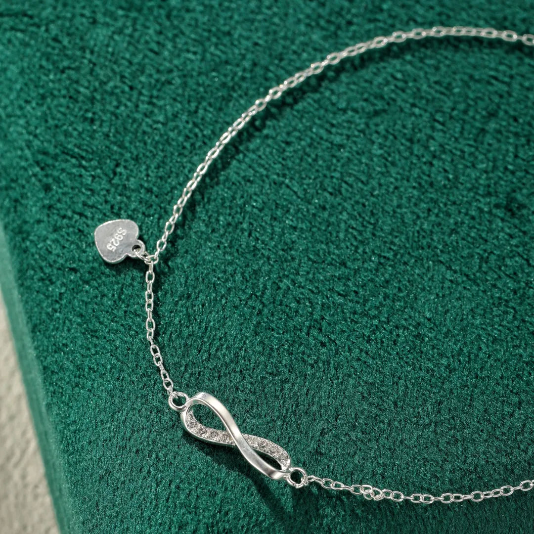 Anklet Infinity "Eternal Love" Silver