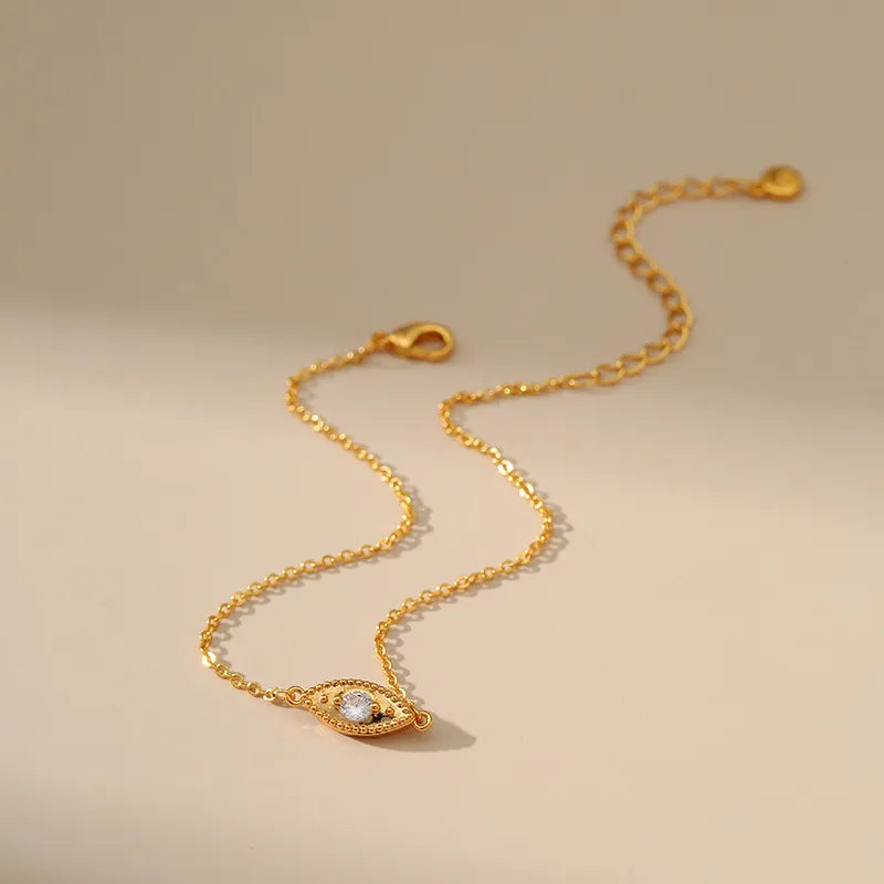 Anklet Evil Eye "Timeless Talisman" Gold Plated