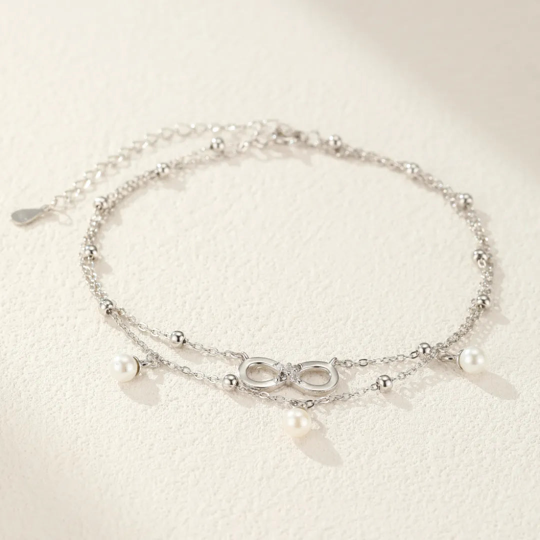 Tobillera Infinito "Armonía Eterna" Plata