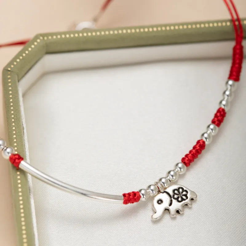 Tobillera "Elefantito" Plata