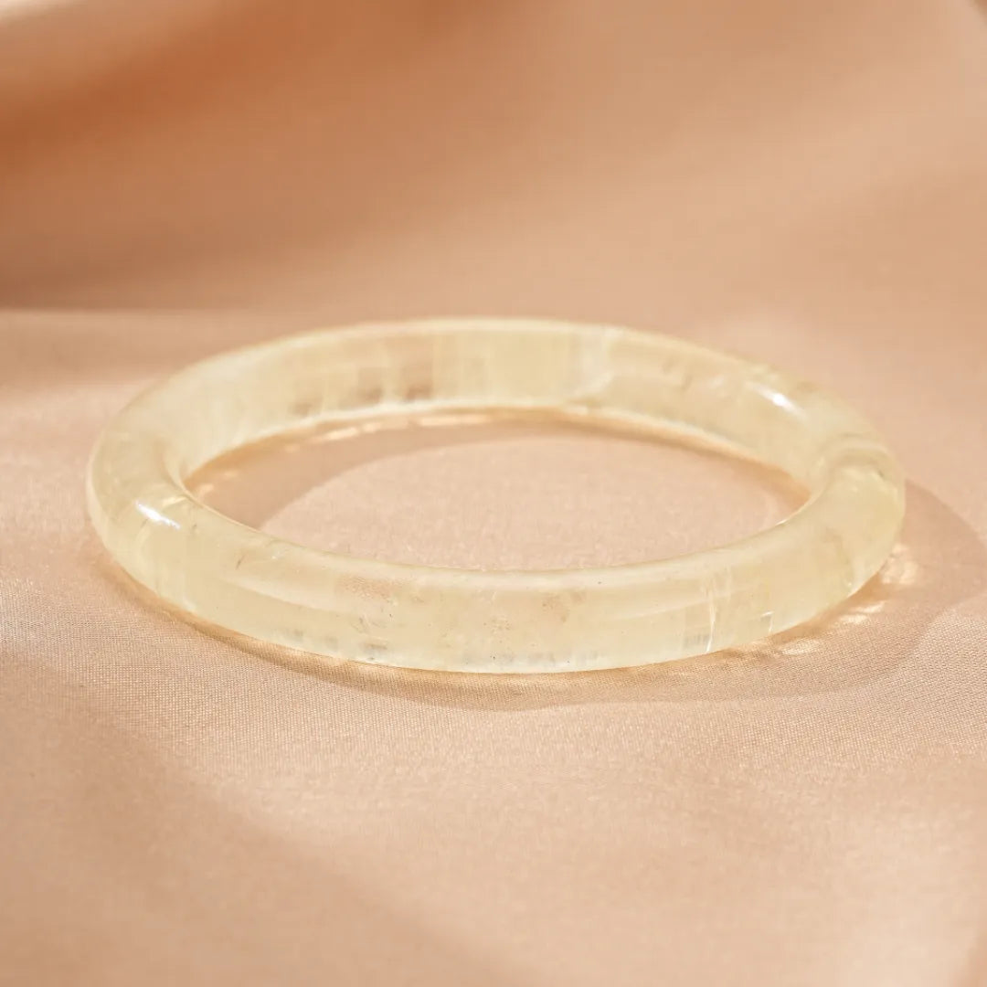 Bracelet Jonc Citrine "Reflets de Confiance"