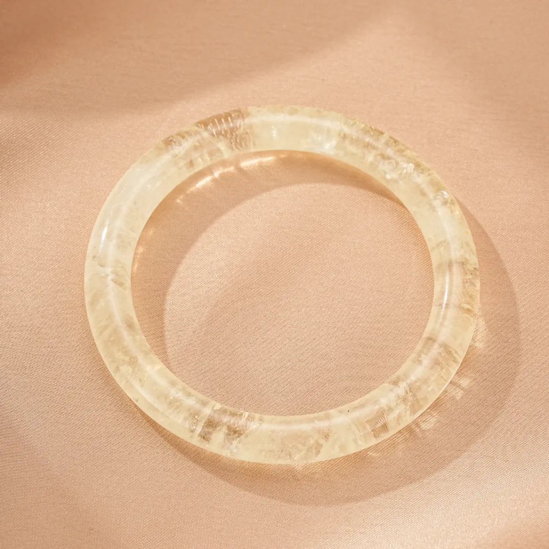 Bracelet Jonc Citrine "Reflets de Confiance"