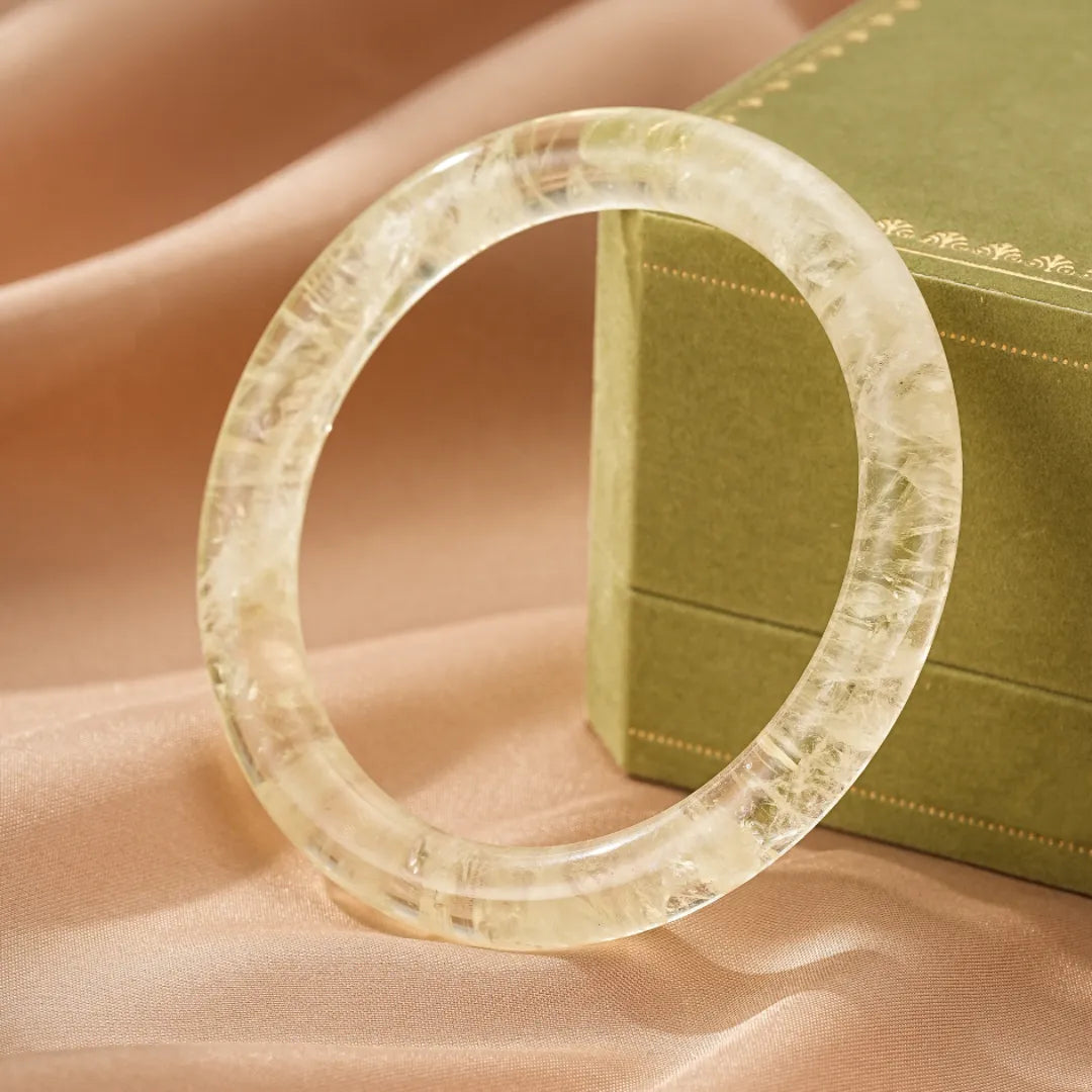 Bracciale Rigido Citrino "Riflessi di Fiducia"