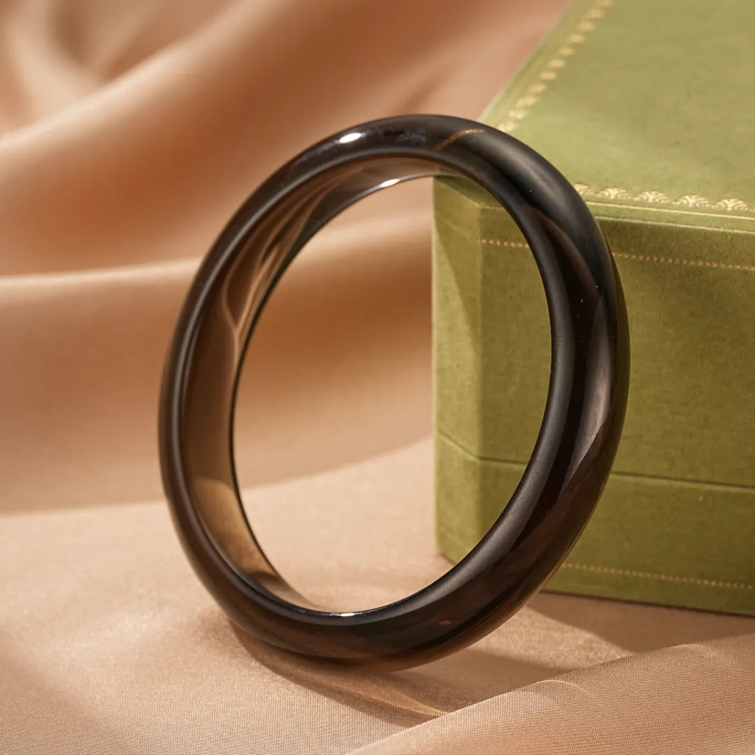 Bracciale Rigido Obsidiana "Mistero Profondo"