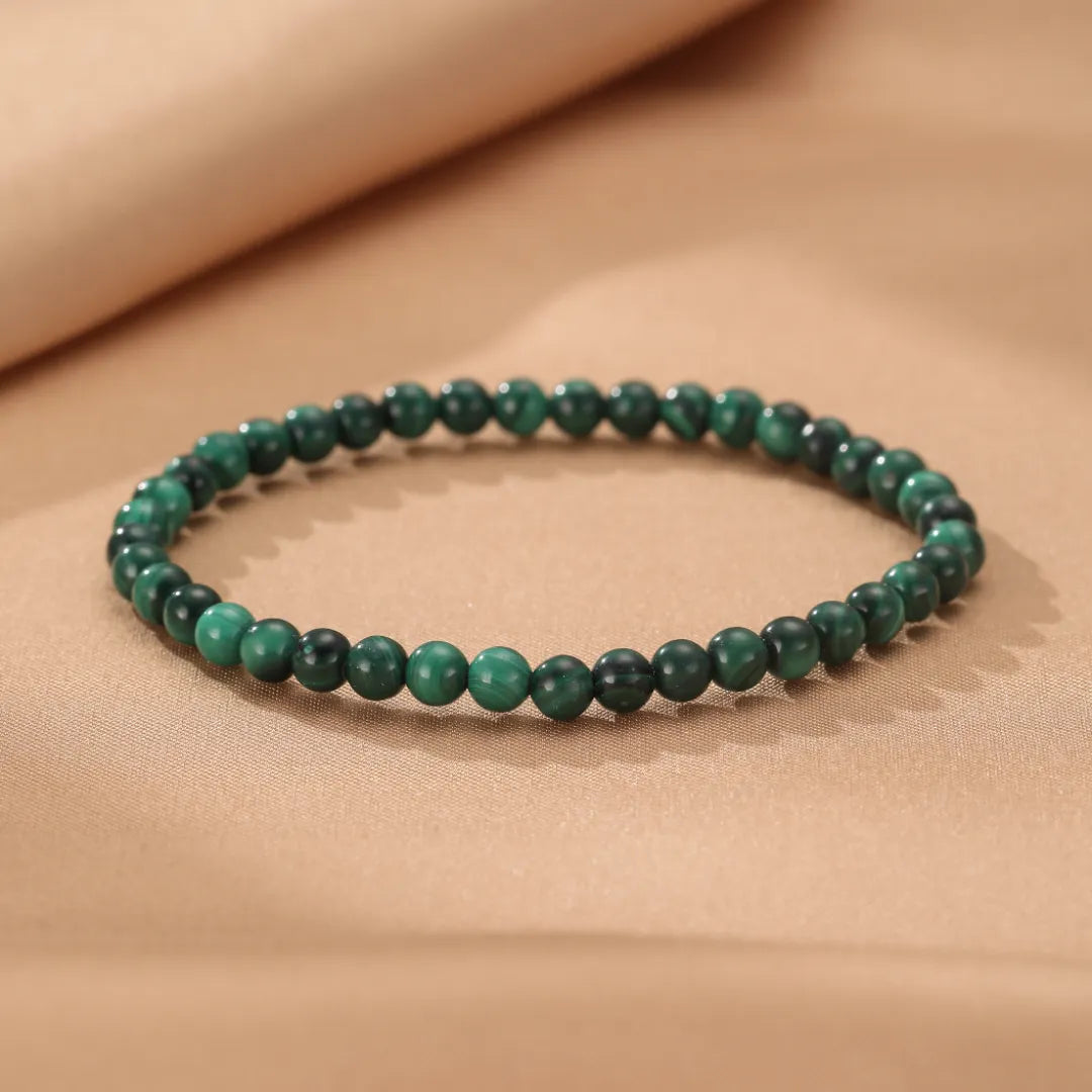 Malachit-Armband "Grüne Adern"