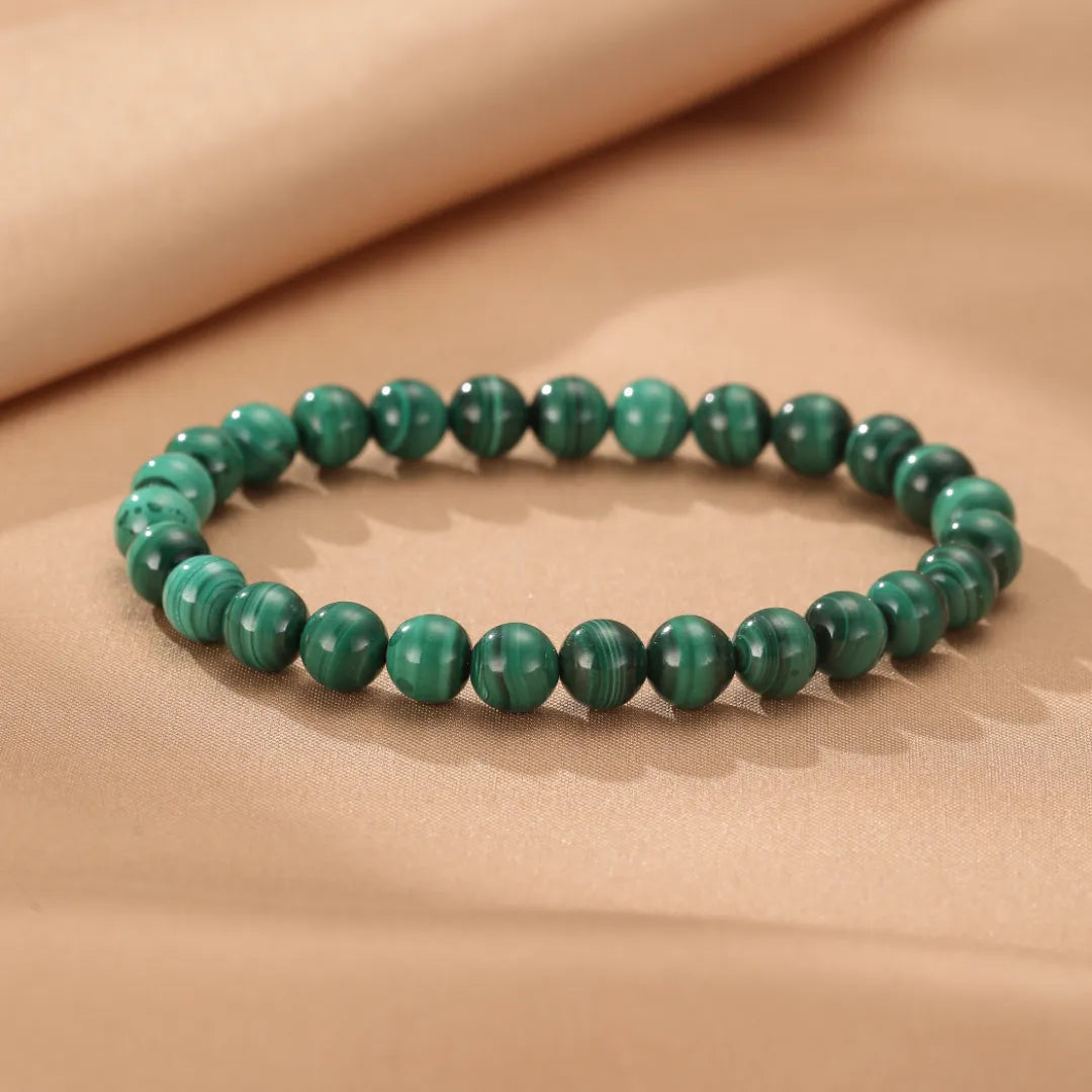 Malachit-Armband "Grüne Adern"