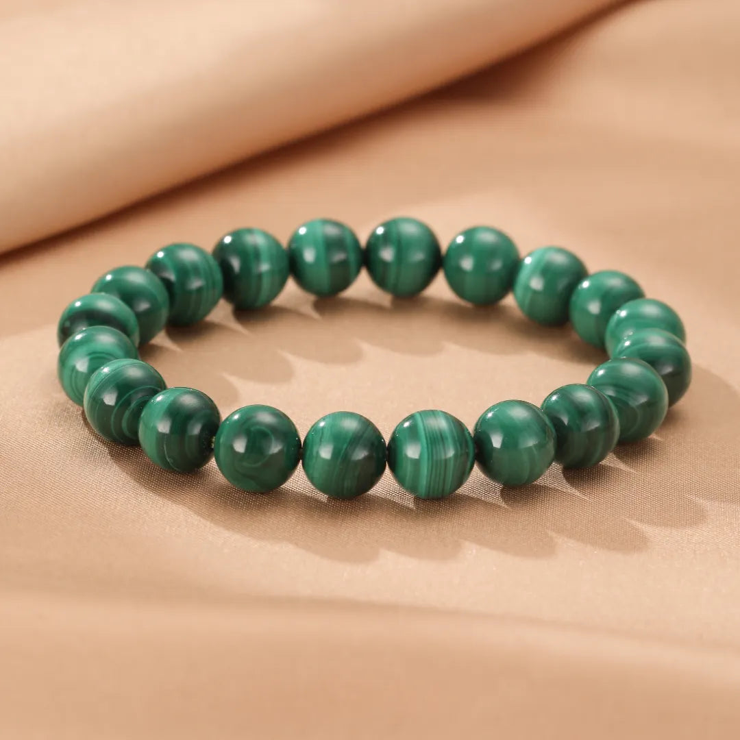 Malachit-Armband "Grüne Adern"