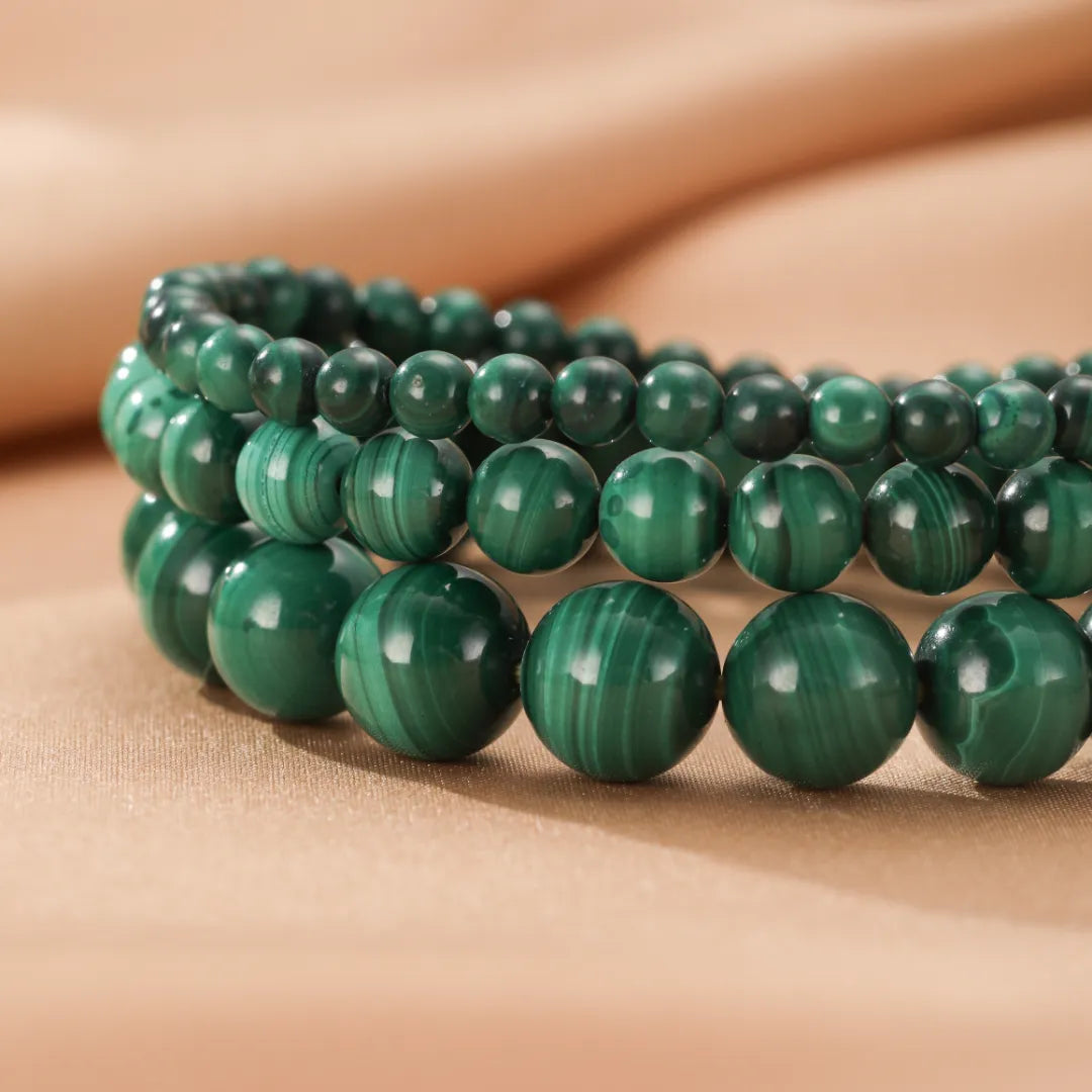 Malachit-Armband "Grüne Adern"