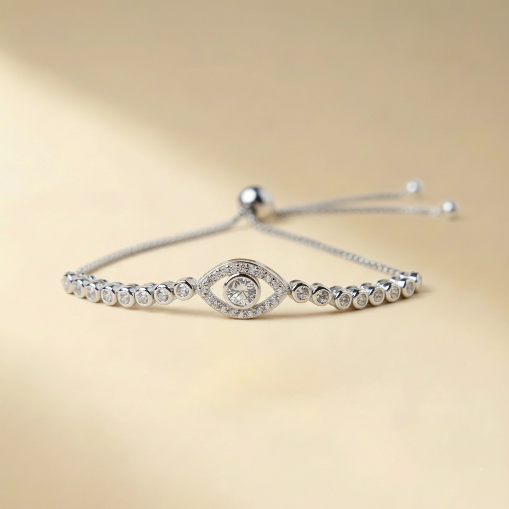 Bracciale Malocchio "Sguardo Astrale" Argento