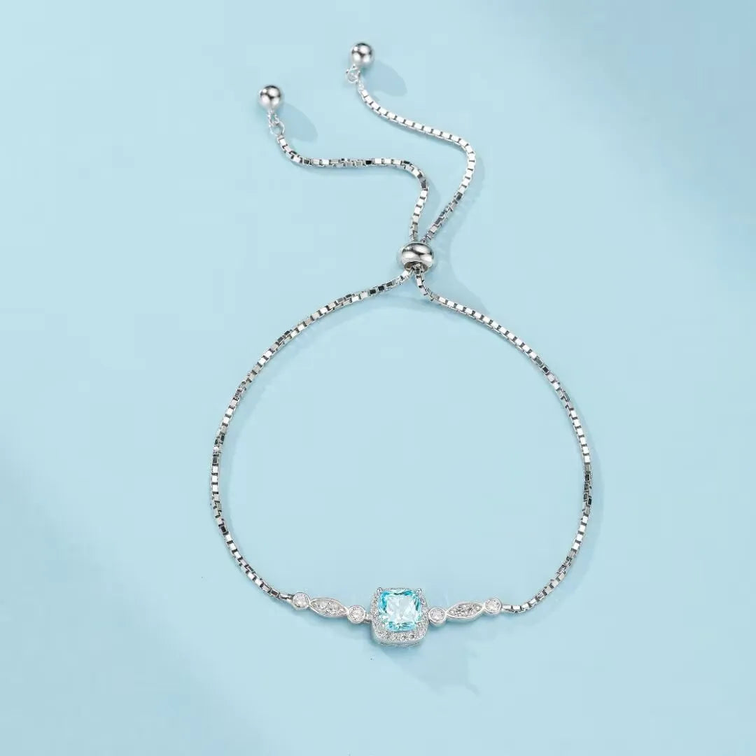 Topaz Bracelet "Ocean Magic" Silver
