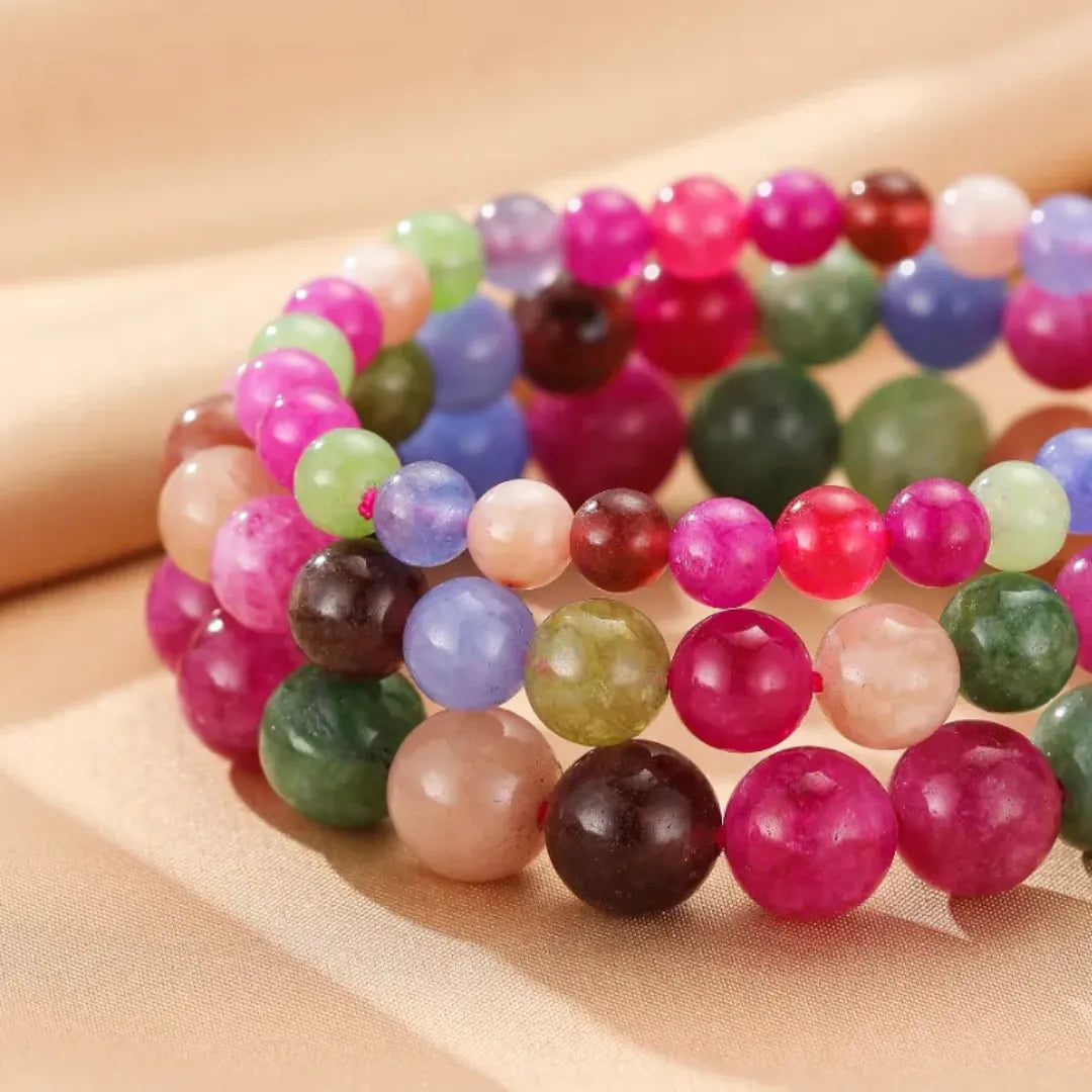 Bracelet Tourmaline "Équilibre Coloré"