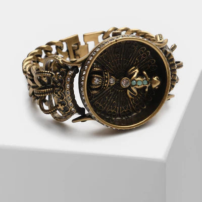 Bracciale Vintage Zircone "Rana Reale"