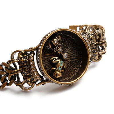 Bracciale Vintage Zircone "Rana Reale"
