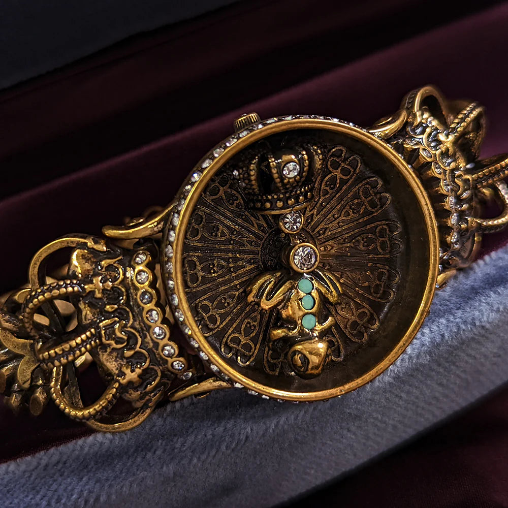 Bracciale Vintage Zircone "Rana Reale"