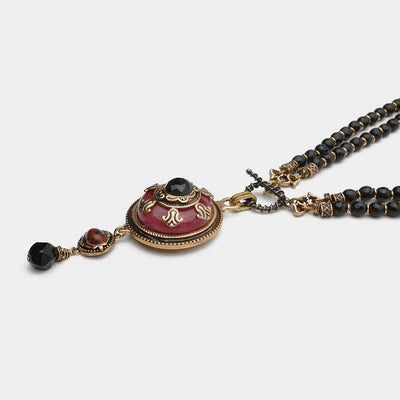 Collier Agate "Merveille d'Antan"