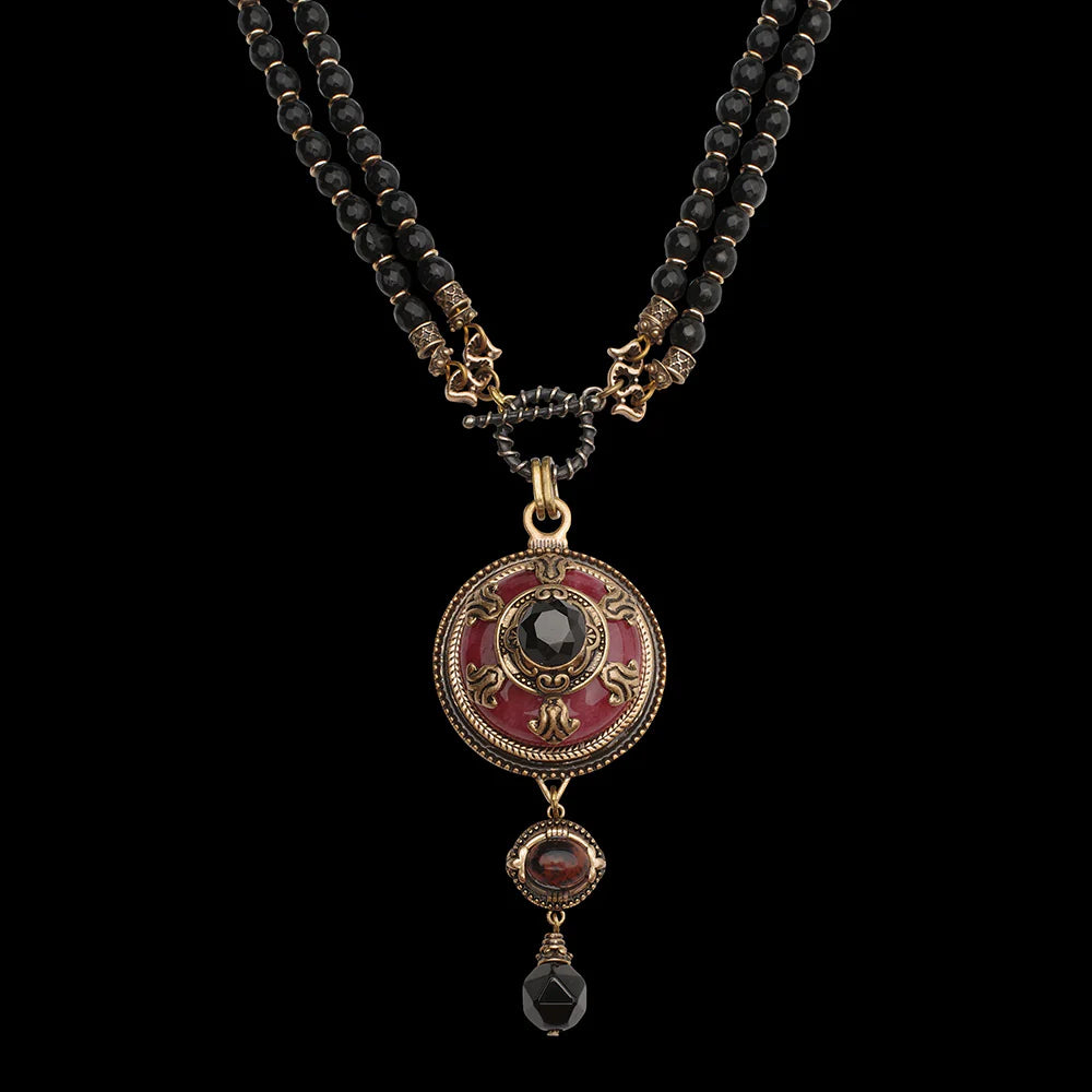 Collier Agate "Merveille d'Antan"