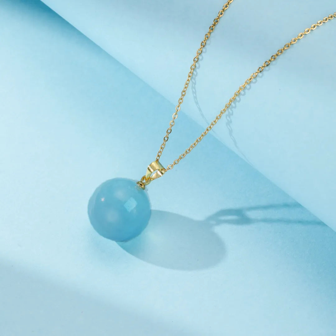 Collana Acquamarina "Luce Dolce"
