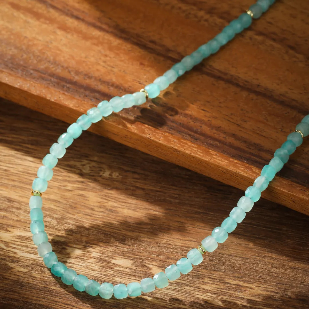 Amazonit Collier "Morgendämmerung"