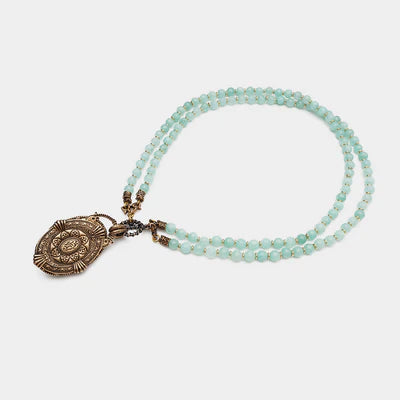 Amazonite Necklace "Sea Journey"