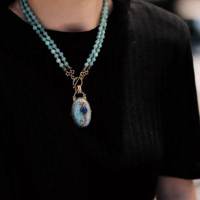 Amazonite Necklace "Sea Journey"