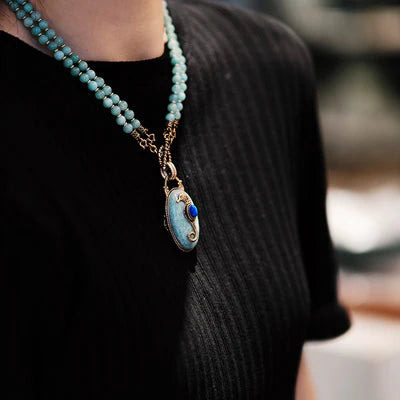 Amazonite Necklace "Sea Journey"