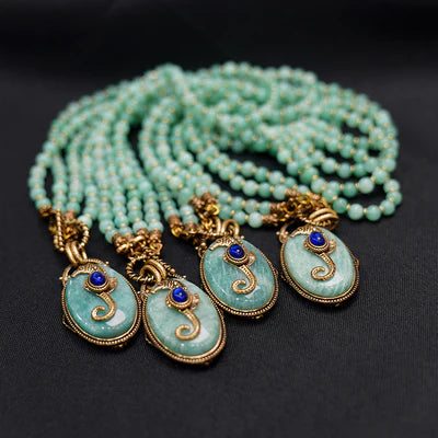 Amazonite Necklace "Sea Journey"