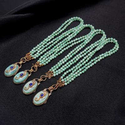 Amazonite Necklace "Sea Journey"