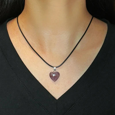 Collier Améthyste "Cœur Calme"