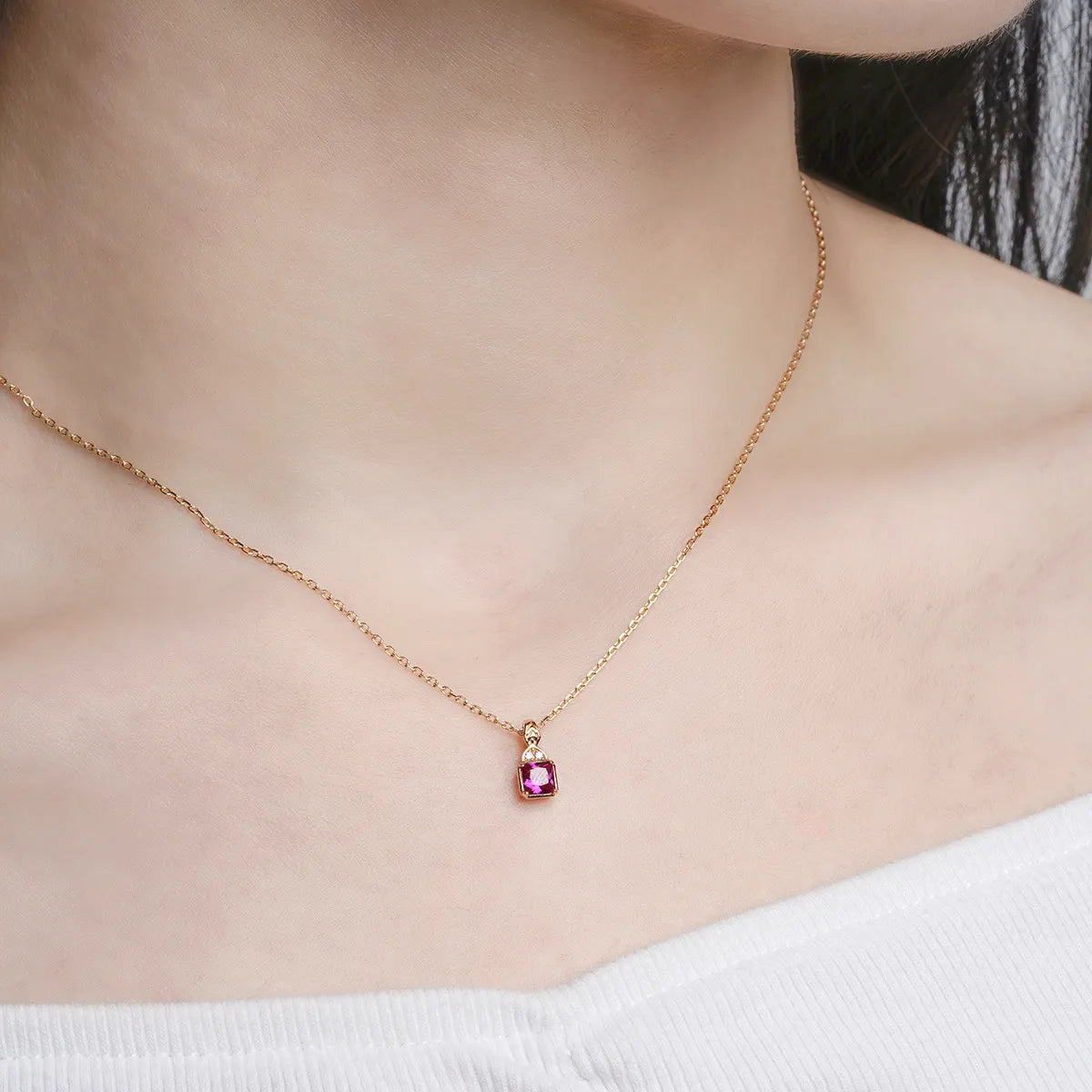 Kette Karneol "Perfekte Harmonie" Vergoldet Silber